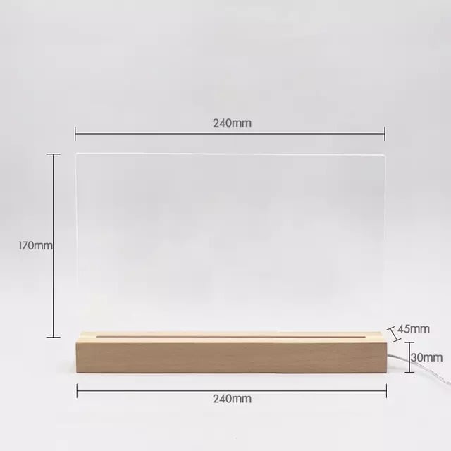 LED Laser Engraved Plaques