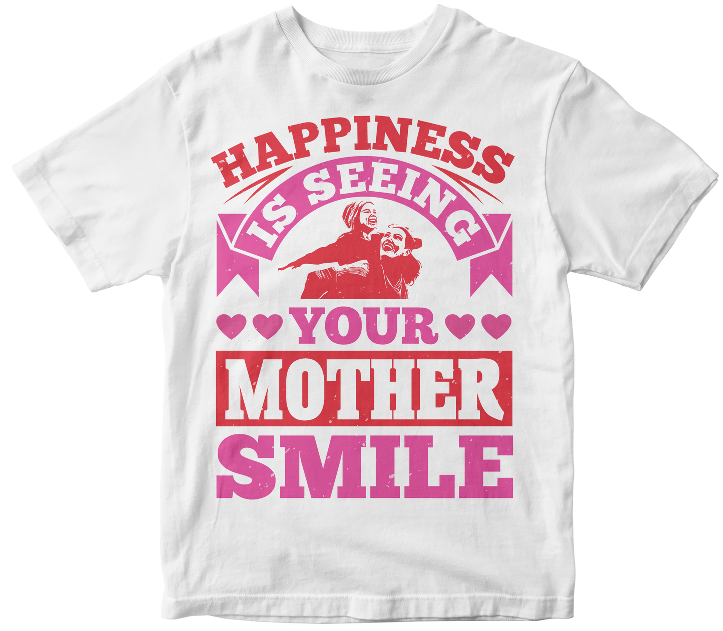 Happiness is seeing your mother smile