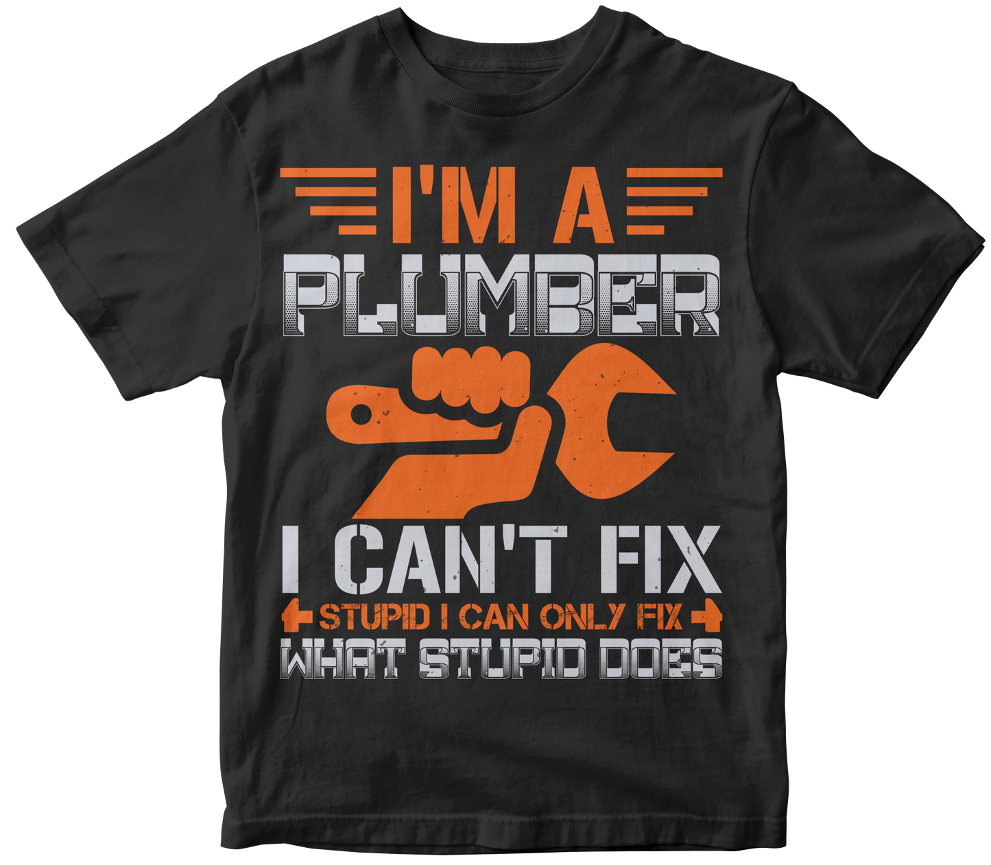 I m a plumber i can t fix stupid