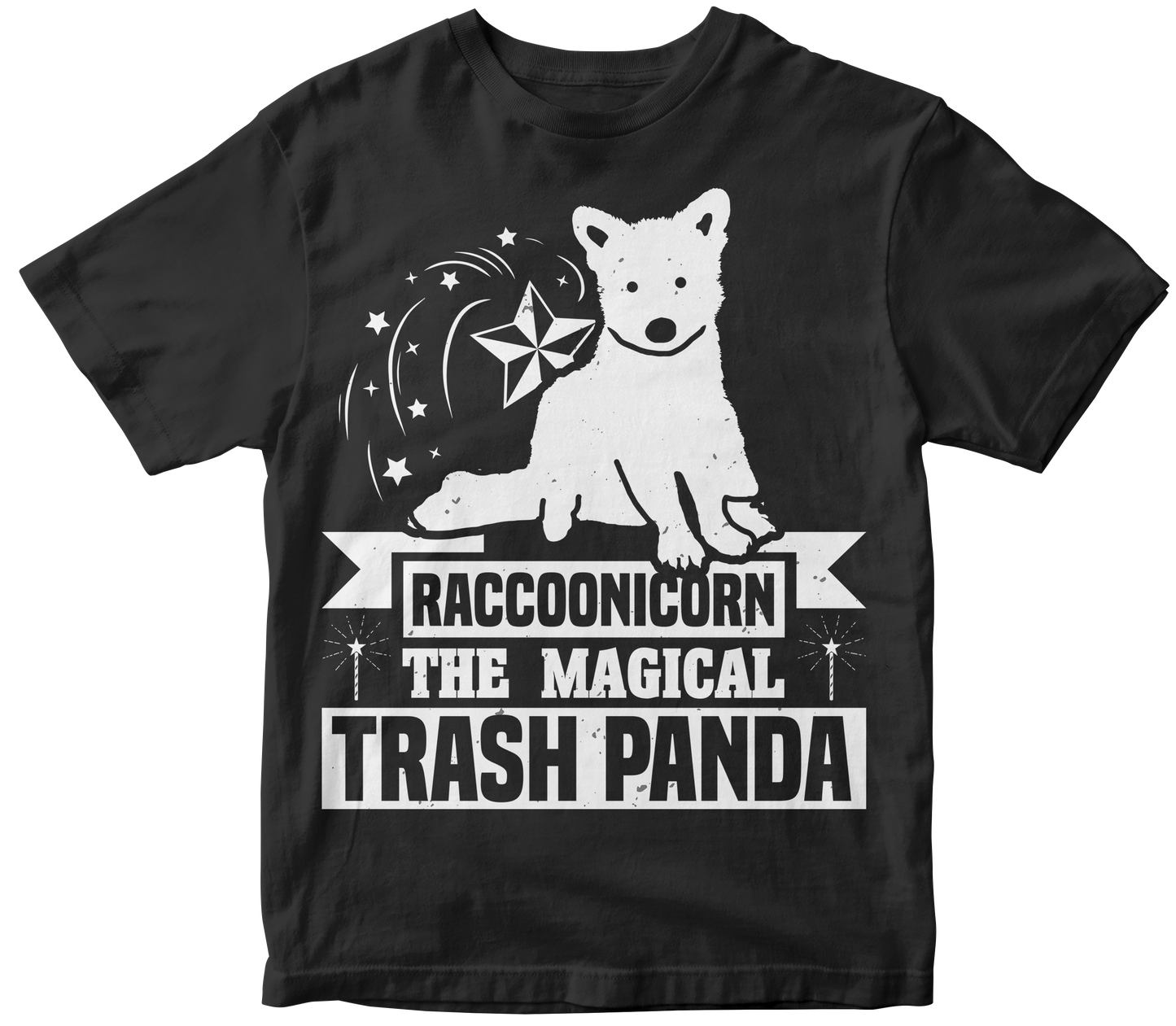 Raccoonicorn the magical trash panda