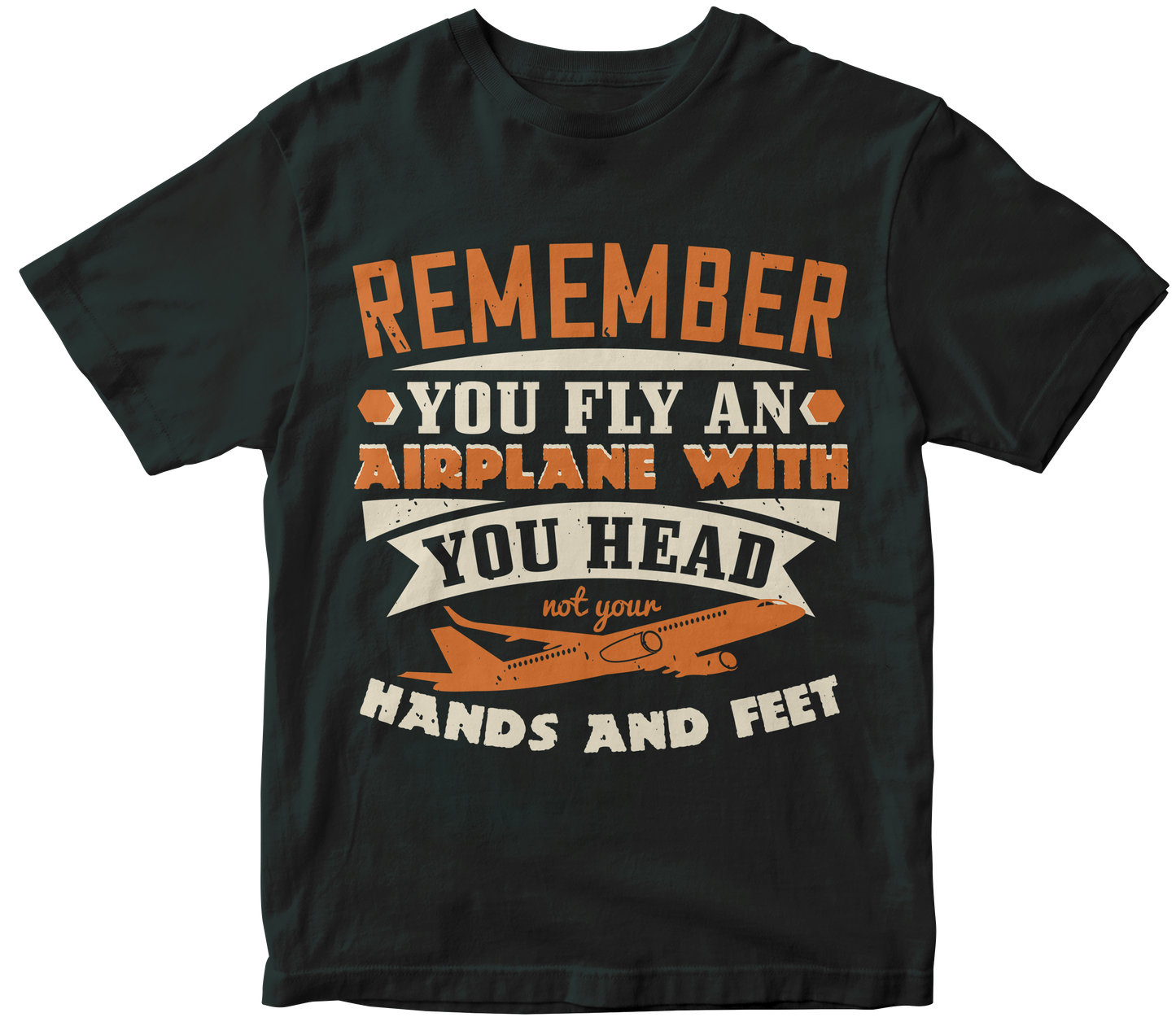 Remember, you fly an airplane with you head, not your hands and feet