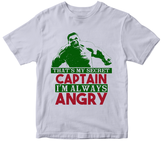 THATS MY SECRET CAPTAIN I'M ALWAYS ANGRY