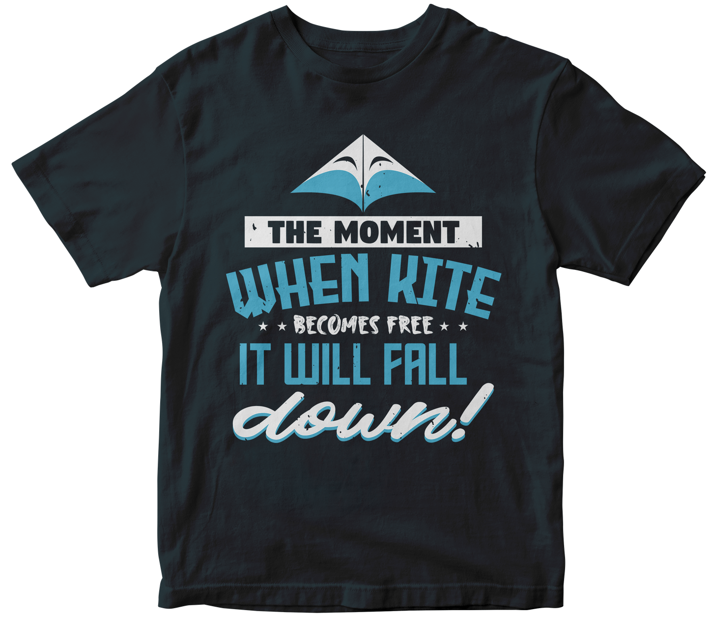 The moment when kite