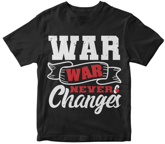 War…war never changes