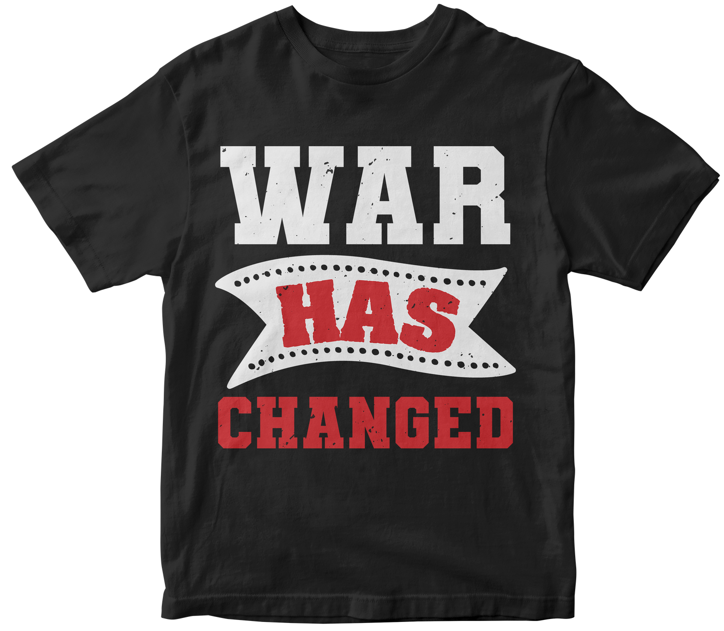 War has changed