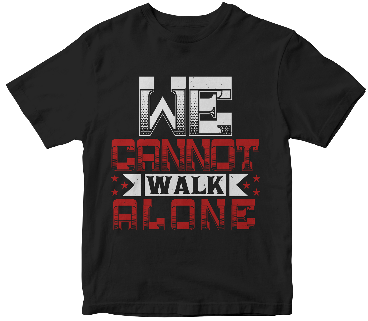 We cannot walk alone