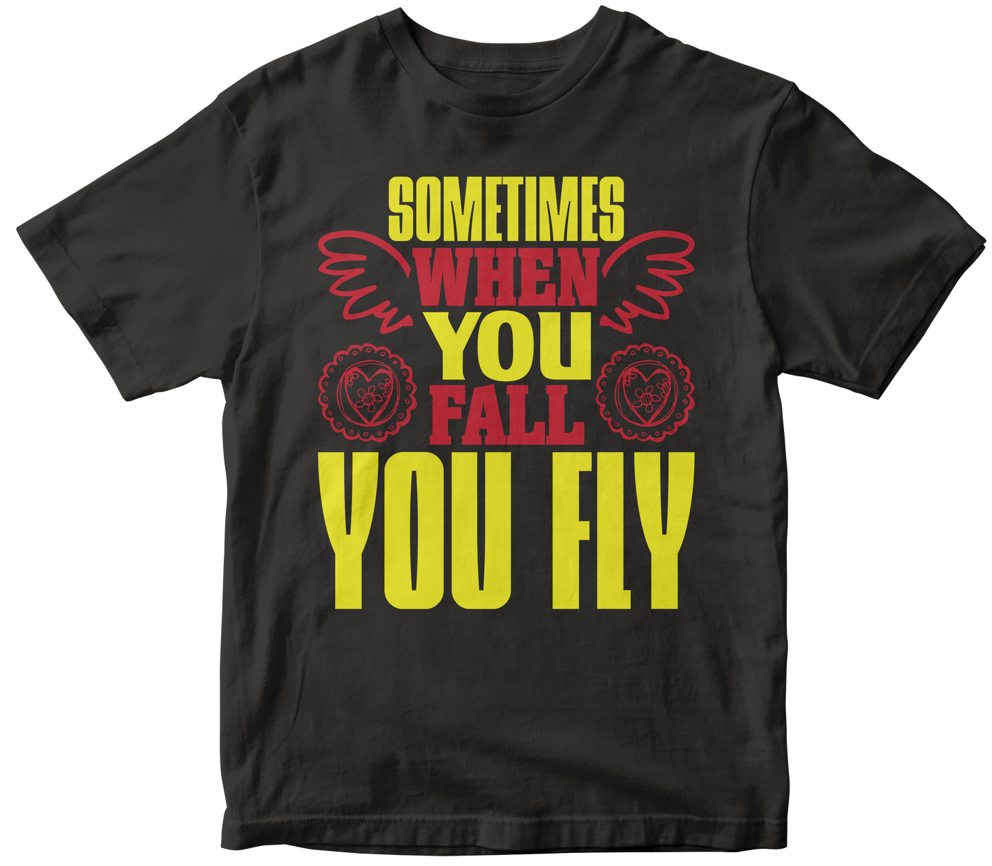 Sometimes, When you fall, you fly